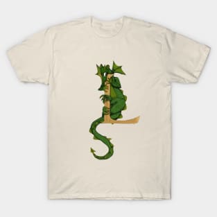 Green Dragon Letter L 2023 T-Shirt